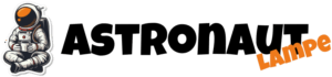 Astronaut lampe logo